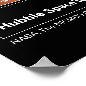 Kronennebel NGC 2264 Hubble Visible vs. Infrarot Poster (Ecke)