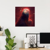 Kronennebel (NGC 2264)-Sternbildsäule Poster (Heimbüro)