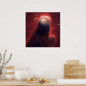 Kronennebel (NGC 2264)-Sternbildsäule Poster (Küche)
