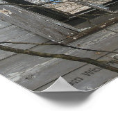 Kronenpunkt im Barnfenster Poster (Ecke)