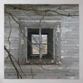 Kronenpunkt im Barnfenster Poster (Vorne)