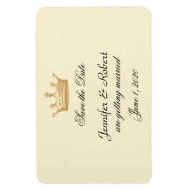 Kronenreglement in Gold Elfenbein Hochzeit speiche Magnet