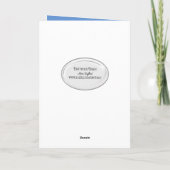 Kronensamen zum Jubiläum Karte (Rückseite)