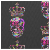 Kronenschädel Stoff (Nahaufnahme)