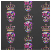Kronenschädel Stoff (Muster)