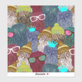 Kronenschale Aufkleber (Blatt)