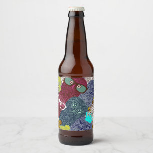 Kronenschale Bierflaschenetikett