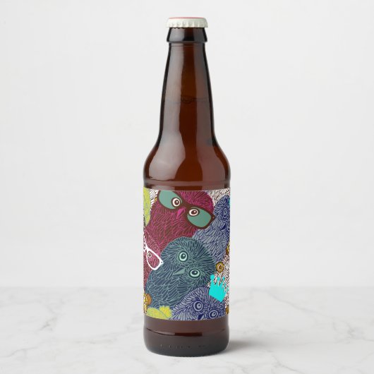 Kronenschale Bierflaschenetikett (Vorderseite)