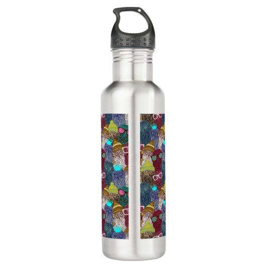 Kronenschale Edelstahlflasche (Rückseite)