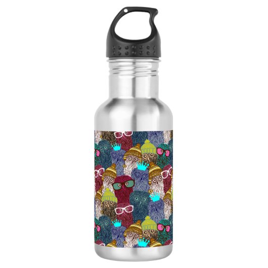 Kronenschale Edelstahlflasche (Vorderseite)