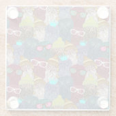 Kronenschale Glasuntersetzer (Rückseite)