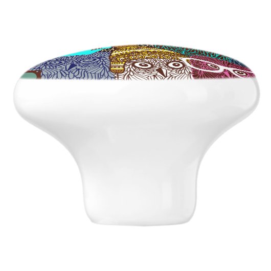 Kronenschale Keramikknauf (Seitenansicht)