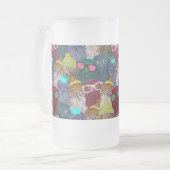 Kronenschale Mattglas Bierglas (Vorderseite Links)