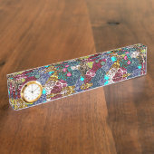 Kronenschale Namensplakette (Seite)