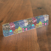 Kronenschale Namensplakette (Seite)