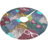 Kronenschale Polyester Weihnachtsbaumdecke (Schrägansicht)