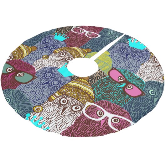 Kronenschale Polyester Weihnachtsbaumdecke (Schrägansicht)