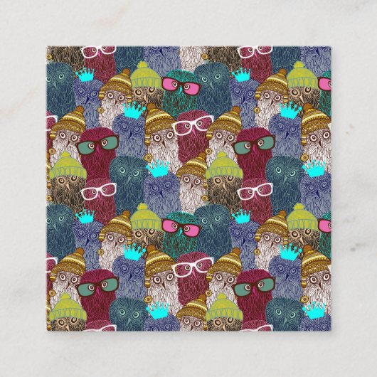 Kronenschale Quadratische Visitenkarte (Vorderseite)