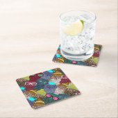 Kronenschale Rechteckiger Pappuntersetzer (Vor Ort)