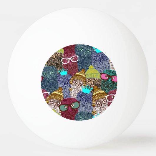 Kronenschale Tischtennisball (Vorderseite)