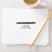 Kronenschild Adressaufkleber (Insitu)