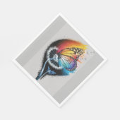 Kronenschmetterling Serviette (Ecke)