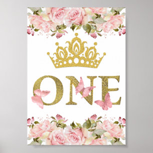 Kronenschmetterlinge Rosa Blumenstrauß Hochstuhl Z Poster