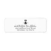 Kronenschrift für das Queen Bee Logo (Vorne)