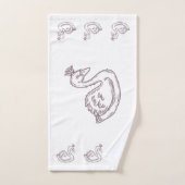 Kronenschwan Badhandtuch Set (Handtuch)