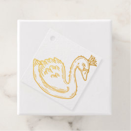 Kronenschwan Geschenkanhänger