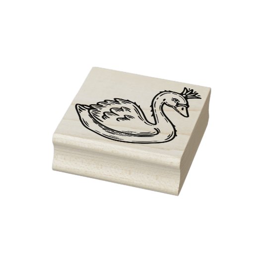Kronenschwan Gummistempel (Stempel)