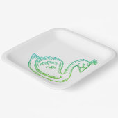 Kronenschwan Pappteller (Gewinkelt)