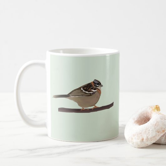 Kronensperling Kaffeetasse (Mit Donut)
