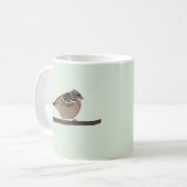 Kronensperling Kaffeetasse (Vorderseite Links)