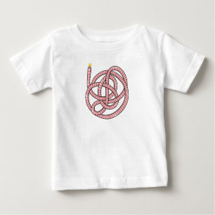 Kronenwurm aus Cartoon Baby T-shirt