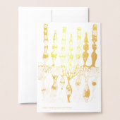 Kronenzellen Stammzellen und bipolare Neuronen der Folienkarte (Rückseite mit Umschlag)