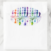 Kronenzellen Stammzellen und bipolare Neuronen der Ovaler Aufkleber (Tasche)