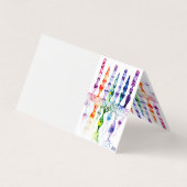 Kronenzellen Stammzellen und bipolare Neuronen der Visitenkarten (Rückseite)