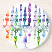 Kronenzellen Stammzellen und bipolares Netzhaut Getränkeuntersetzer (Vorne)