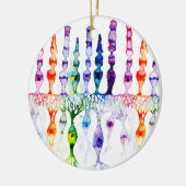 Kronenzellen Stammzellen und bipolares Netzhautneu Keramik Ornament (Links)