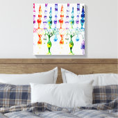 Kronenzellen Stammzellen und bipolares Netzhautneu Leinwanddruck (Insitu (Schlafzimmer))