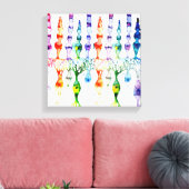 Kronenzellen Stammzellen und bipolares Netzhautneu Leinwanddruck (Insitu (Wohnzimmer))