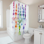 Kronenzellen Stammzellen und bipolares Neuron der  Duschvorhang (Beispiel)