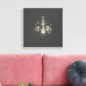 Kronier Elegance - Wrapped Canvas Leinwanddruck (Insitu (Wohnzimmer))
