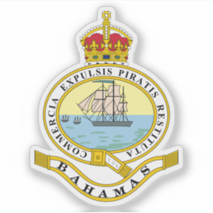 Kronkolonie der Bahamas (1904-1953) Aufkleber