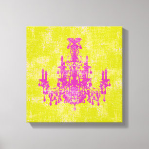 Kronleuchter ~ ÄNDERUNG FARBE 12x12,75" Dicke Leinwanddruck