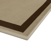 Kronleuchter auf altem Papier Schneidebrett (Ecke)