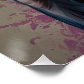 Kronleuchter auf dem Throne - Fett Pop Art Poster (Ecke)