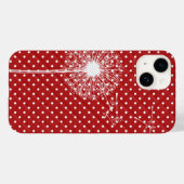 Kronleuchter auf gequlippten Polka-Punkten Case-Mate iPhone Hülle (Rückseite (Horizontal))