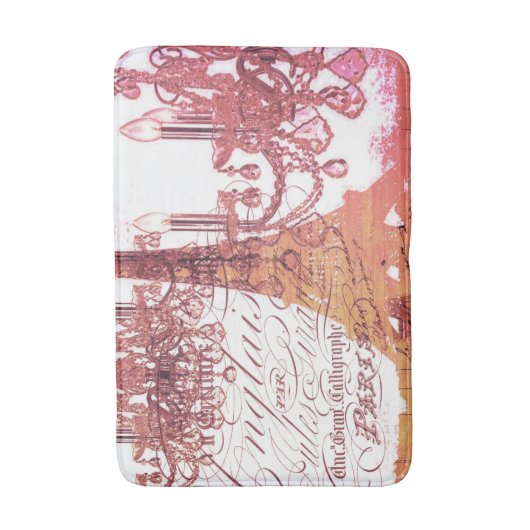 Kronleuchter aus Eiffelturm Badematte (Vorderseite Vertikal)